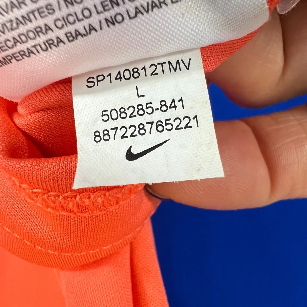 ⛳️ |•NIKE•| Orange Golf Polo Shirt Size Large